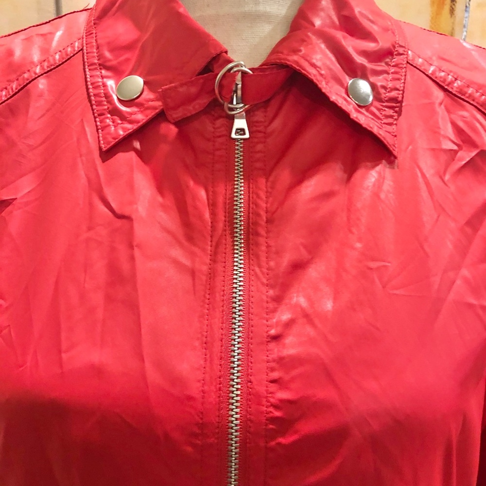 Red Windbreaker